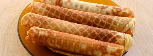 тонкие медовые вафли. Шаг 8