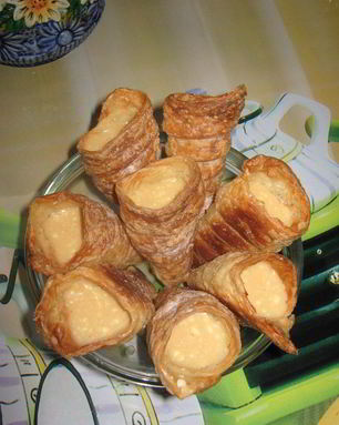 Трубочки со сгущенкой