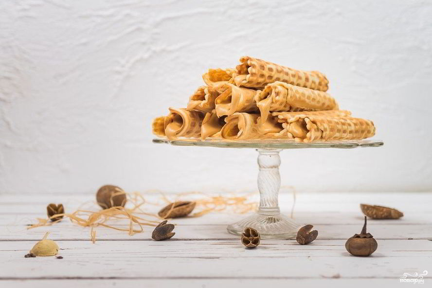 Рецепт вафельных трубочек мягких