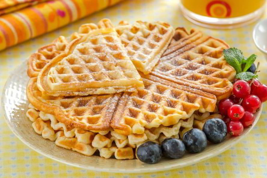 Рецепт вафель к завтраку