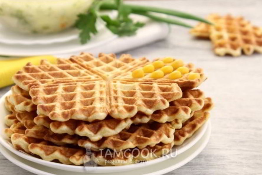 Рецепт вафель кукурузных