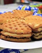 Вафли мягкие на газу в вафельнице