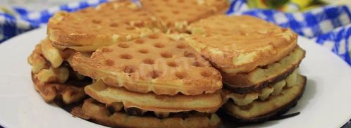 вафли мягкие на газу в вафельнице. Шаг 9