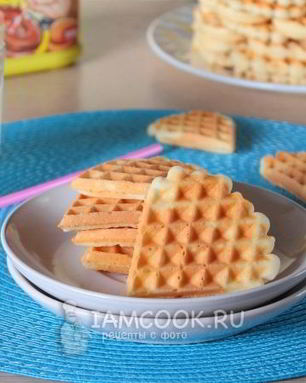 Вафли песочные