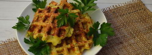 вафли с сыром и зеленью. Шаг 7