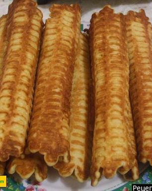 Вафли тонкие в вафельнице