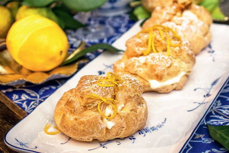 Рецепт лимонных эклеров