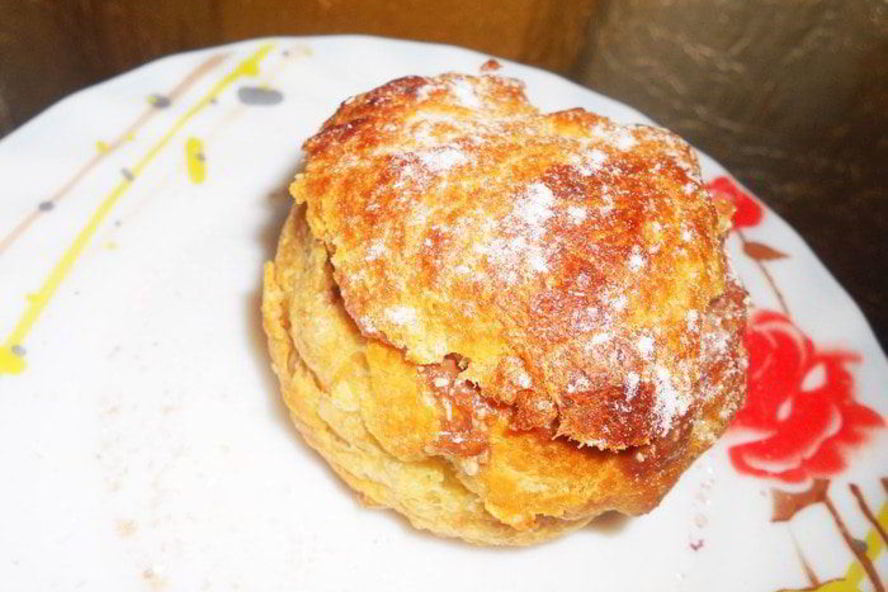 Рецепт профитролевых булочек с творожной начинкой