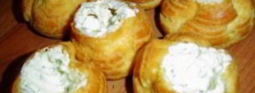 профитроли с красной рыбой. Шаг 7