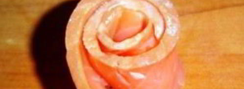 профитроли с красной рыбой. Шаг 8