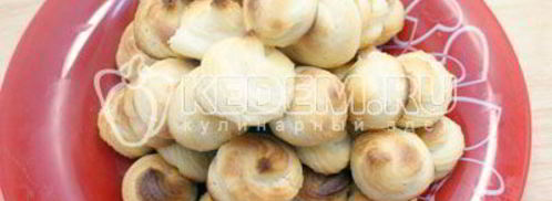 профитроли с кремом поцелуй. Шаг 8