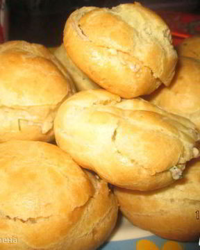 Профитроли с печеночной начинкой