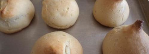 профитроли с шоколадно-ореховым кремом. Шаг 5