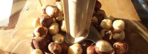 профитроли с шоколадно-ореховым кремом. Шаг 6