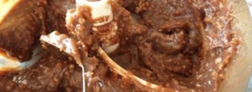 профитроли с шоколадно-ореховым кремом. Шаг 8