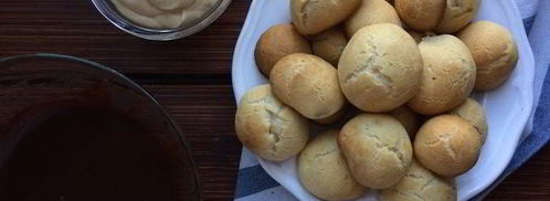 профитроли с шоколадом. Шаг 16