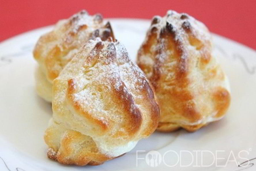 Рецепт профитролей с заварным кремом