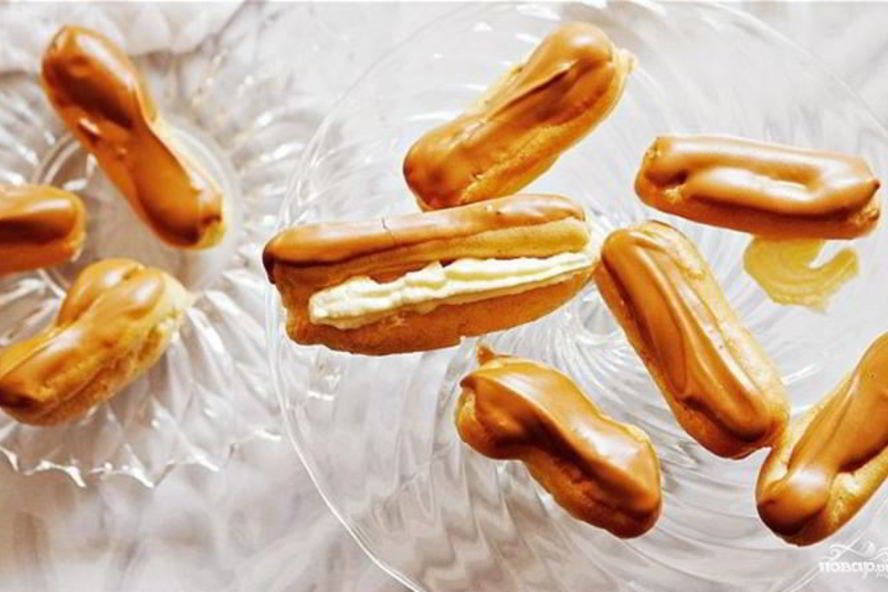 Рецепт творожного крема для эклеров