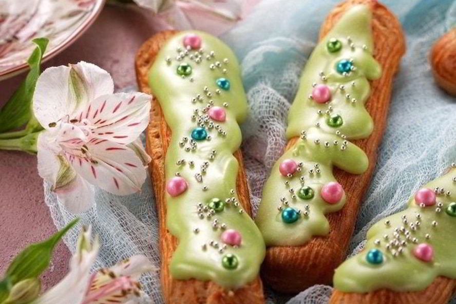 Рецепт эклеров новогодних