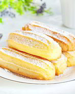 Эклеры с белковым кремом