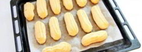 эклеры с белковым кремом. Шаг 9