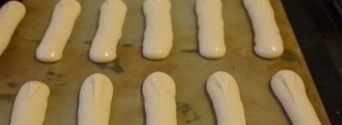 эклеры с итальянским сливочным кремом и шоколадом. Шаг 9