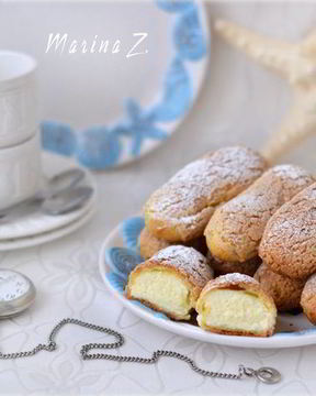 Эклеры с хрустящим кракелюром