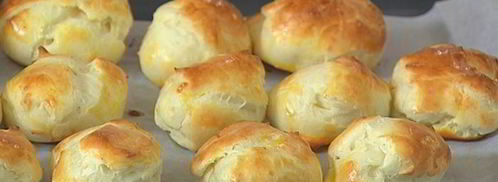 эклеры с начинкой из творога и зелени. Шаг 13