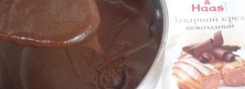 эклеры с шоколадным кремом. Шаг 9