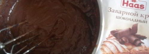 эклеры с шоколадным кремом. Шаг 10