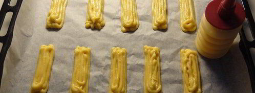 эклеры с темным шоколадом. Шаг 8