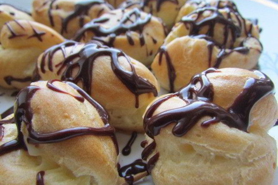 Рецепт эклеров с заварным кремом из пломбира