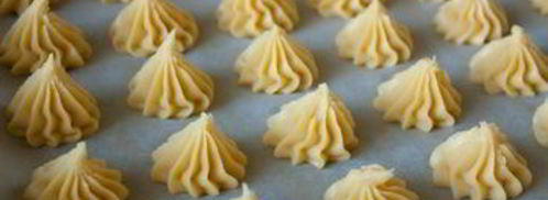 закусочные профитроли со сливочным кремом и креветками. Шаг 4