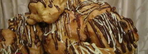 заварное пирожное с заварным кремом на белом шоколаде. Шаг 14