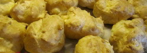 заварное пирожное с заварным кремом на белом шоколаде. Шаг 8