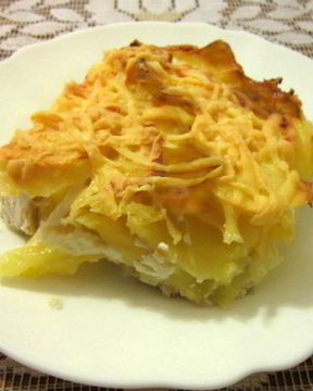 Картофельная запеканка с грудкой