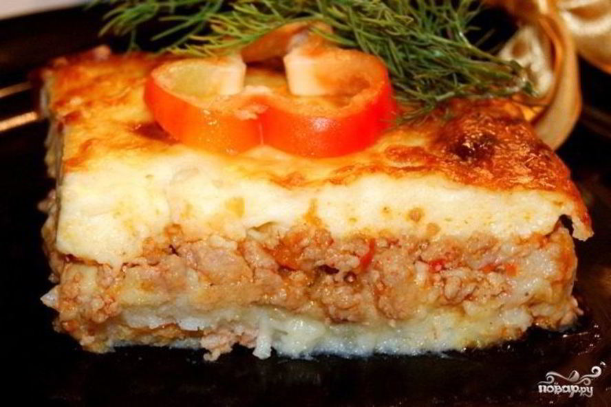 Рецепт картофельной запеканки с соусом бешамель