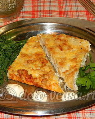 Мясная запеканка с цветной капустой