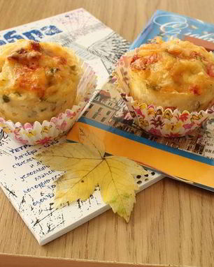 Порционные запеканки из макарон и творога