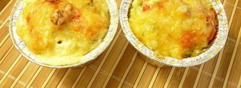 порционные запеканки из макарон и творога. Шаг 8