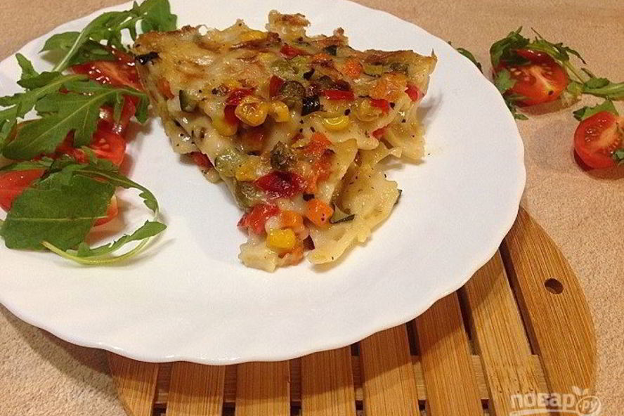 Рецепт постной запеканки из макарон