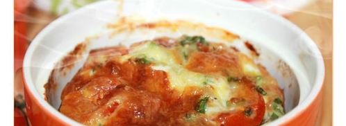 рисовая запеканка с тунцом и помидорами черри. Шаг 7