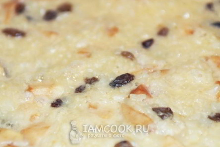 Рецепт рисовой запеканки