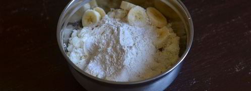 творожная запеканка с бананом. Шаг 5