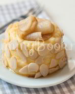 Творожная запеканка с грушами без сахара