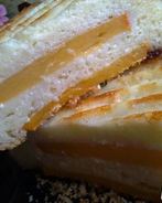 Творожная запеканка с хурмой