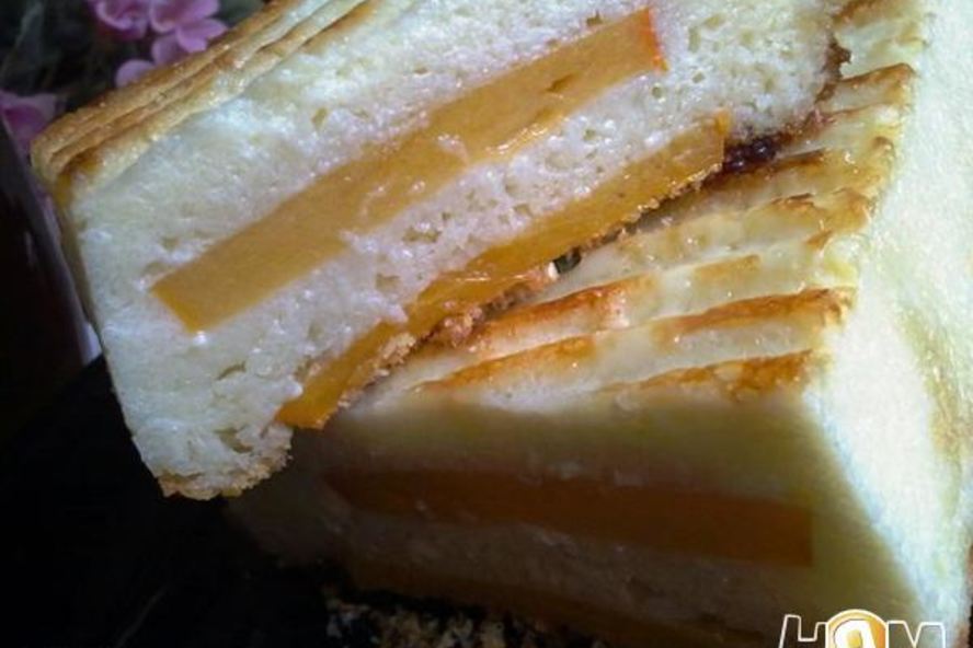 Рецепт творожной запеканки с хурмой