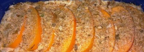 творожная запеканка с хурмой. Шаг 11