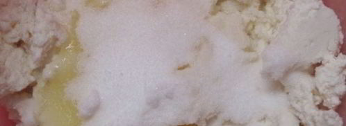 творожная запеканка с яблоками и геркулесом. Шаг 5