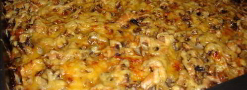 запеканка грибы на подушке. Шаг 18